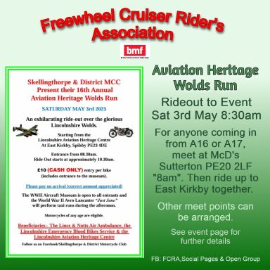 F.C.R.A - Aviation Heritage Wolds Run 03.05.25
