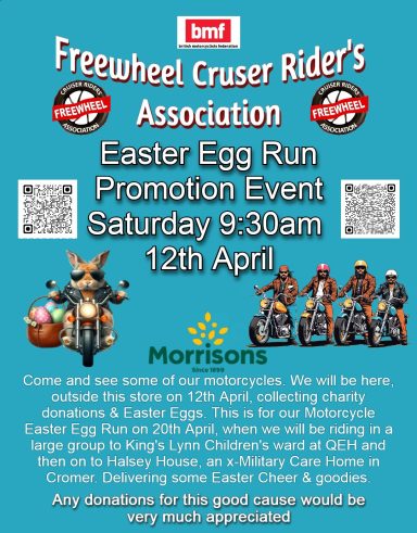 F.C.R.A - Easter Egg Run Promotion Event 12.04.25